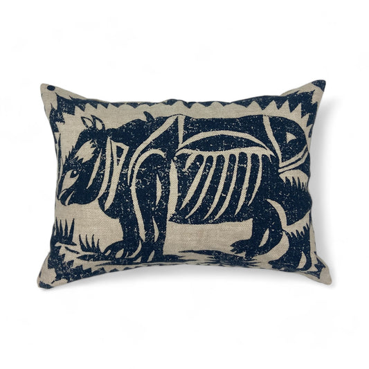 Indienne Zoo Large Lumber Cushion